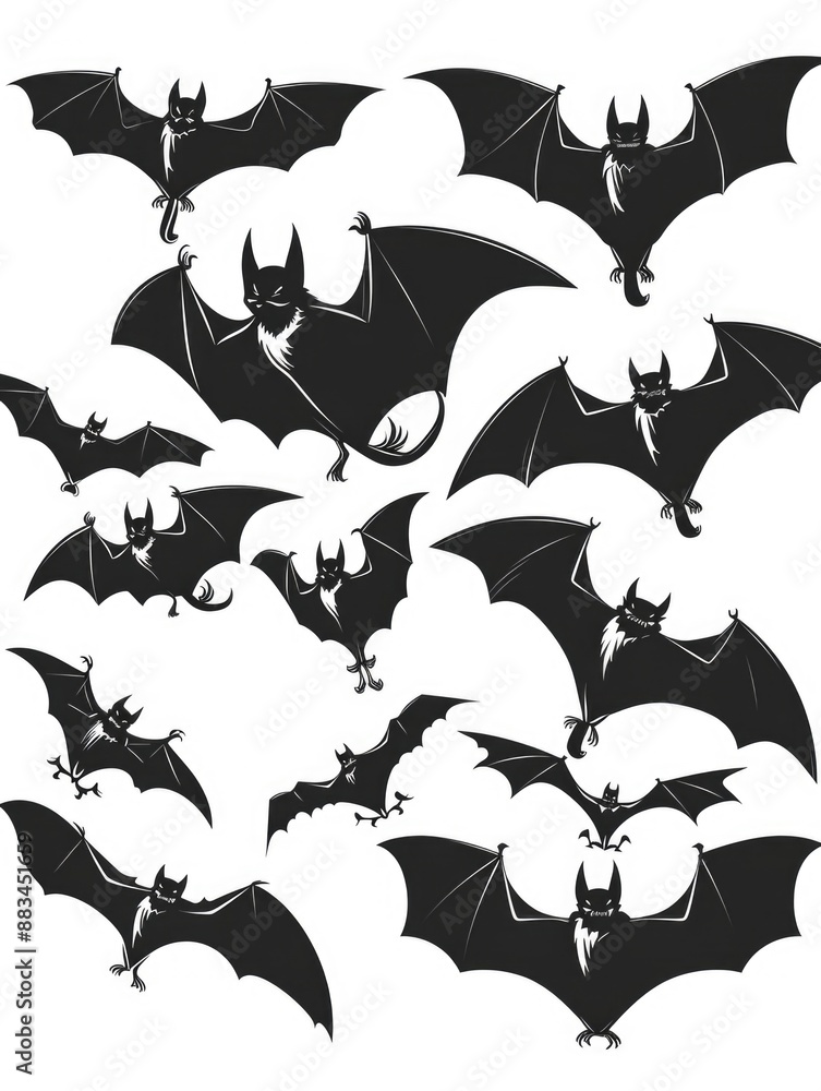 Bats in flight Bats in flight