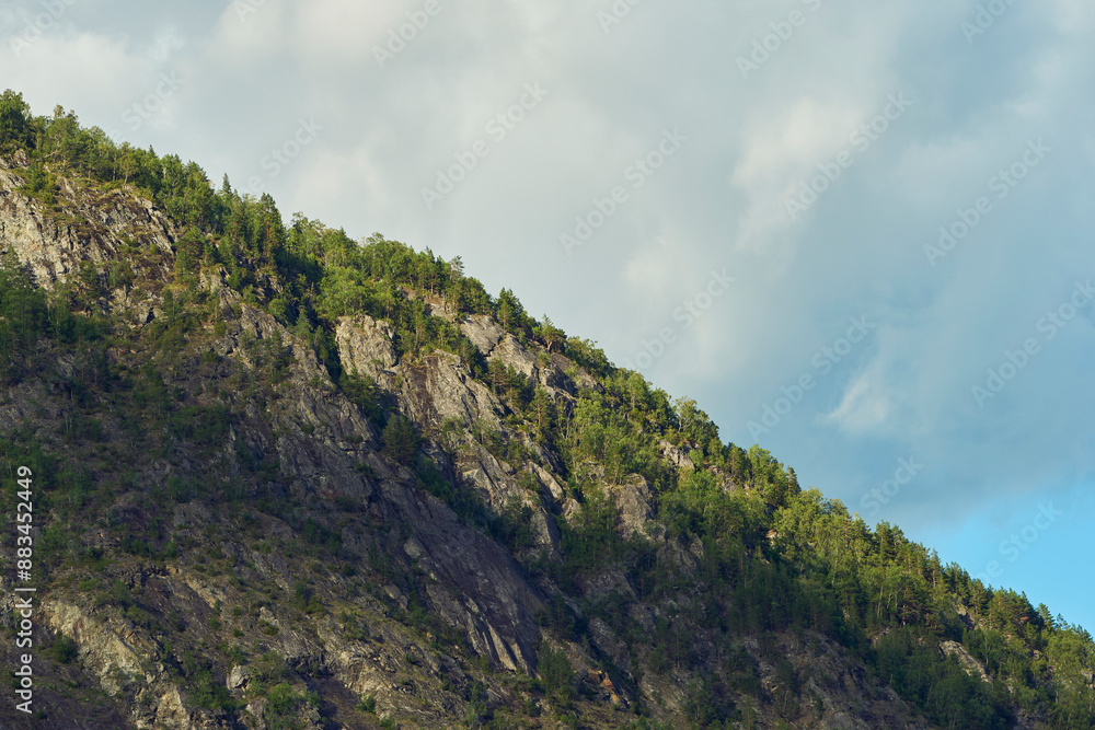 Hill from Skjolden by Eidsvatnet in Norway. Hill from Skjolden by Eidsvatnet in Norway.
