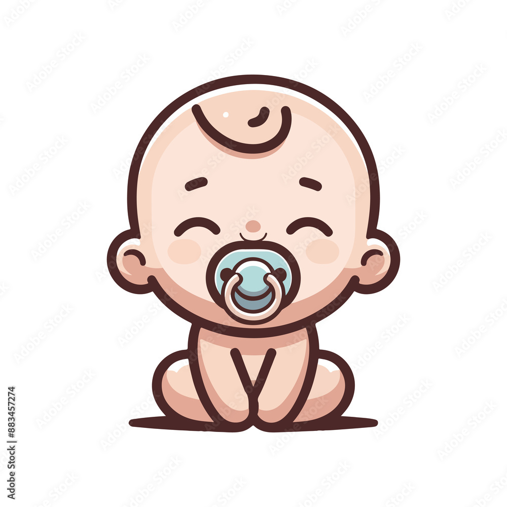 cute baby icon character cute baby icon character