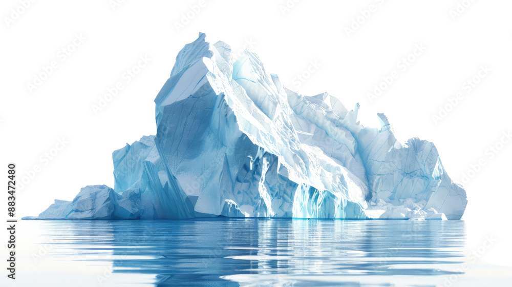iceberg on transparent background