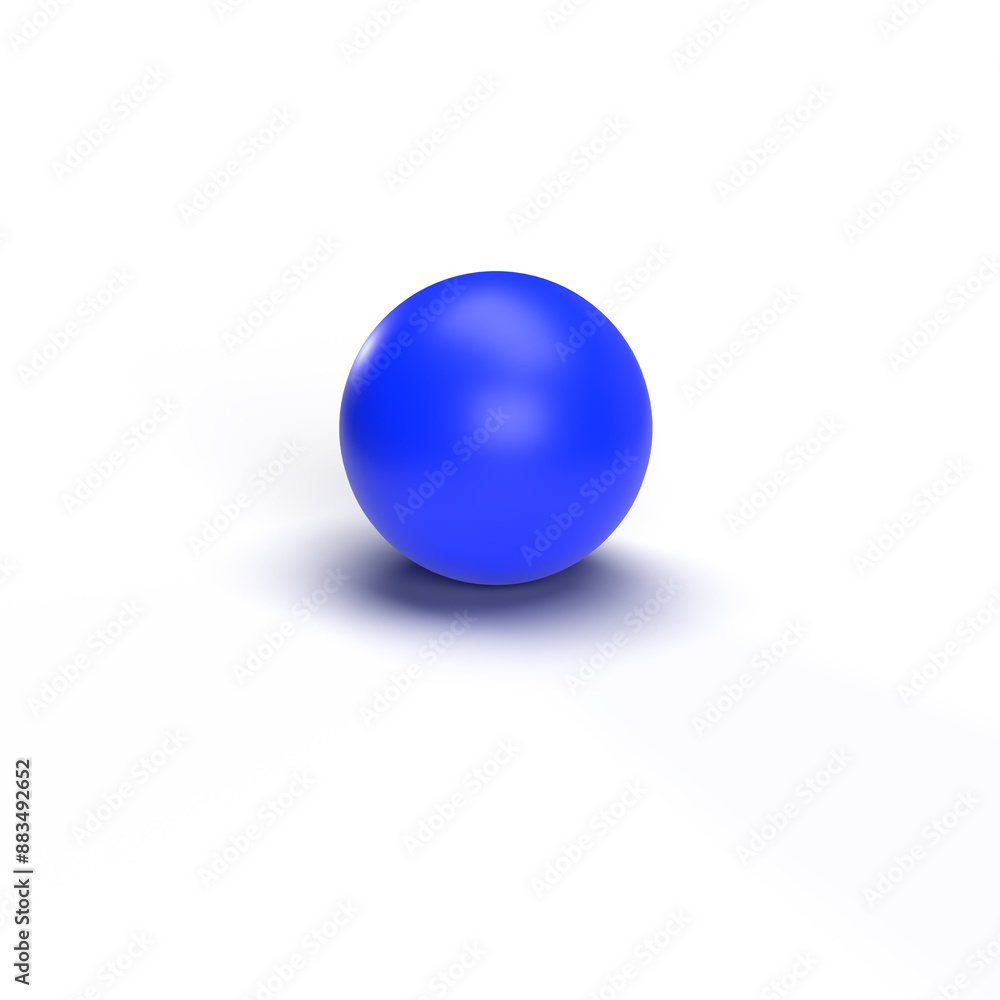 ball on white with shadow ball on white with shadow