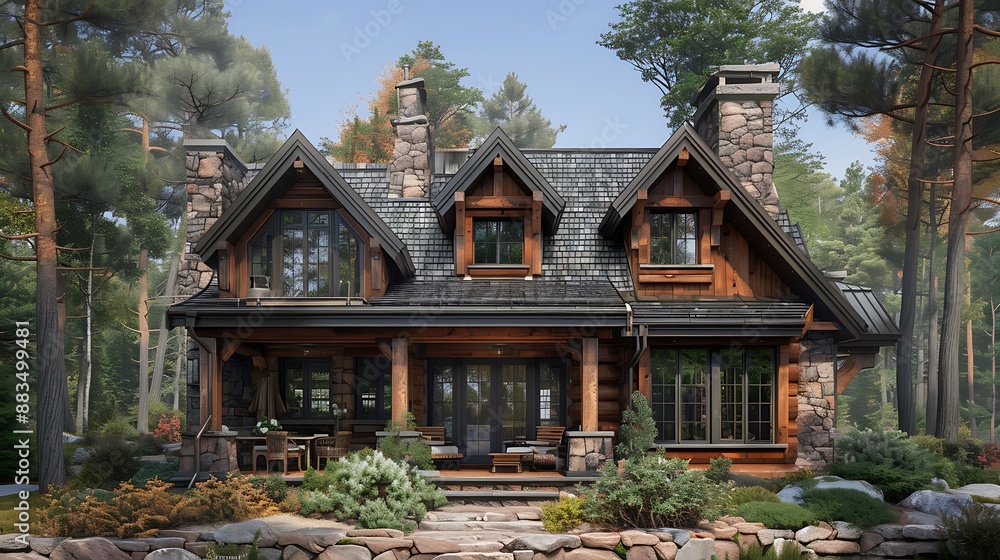 Real estate visual depiction of the contractor role in building a Mountain Cabin emphasizing key steps and market appeal Real estate visual depiction of the contractor role in building a Mountain Cabin emphasizing key steps and market appeal