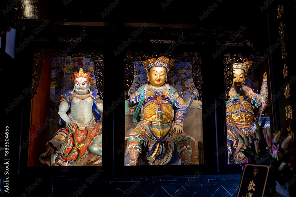 Obraz premium memorial of chinese emperors in chengdu memorial in china