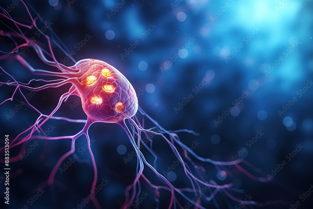 Abstract neuron background Abstract neuron background