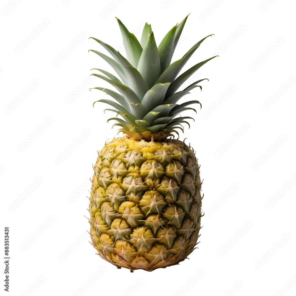 Pineapple isolated on transparent background. Pineapple isolated on transparent background.