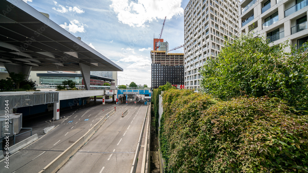 Obraz premium Vienna, the capital of Austria, is located in the east of the country on the Danube