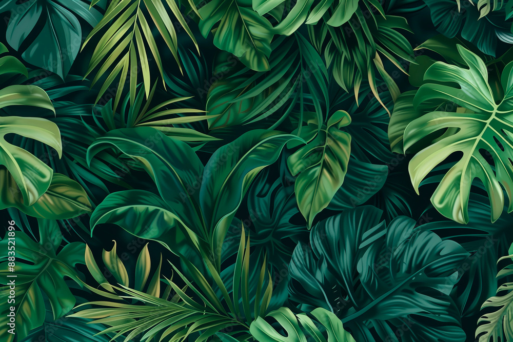 green leaves background green leaves background