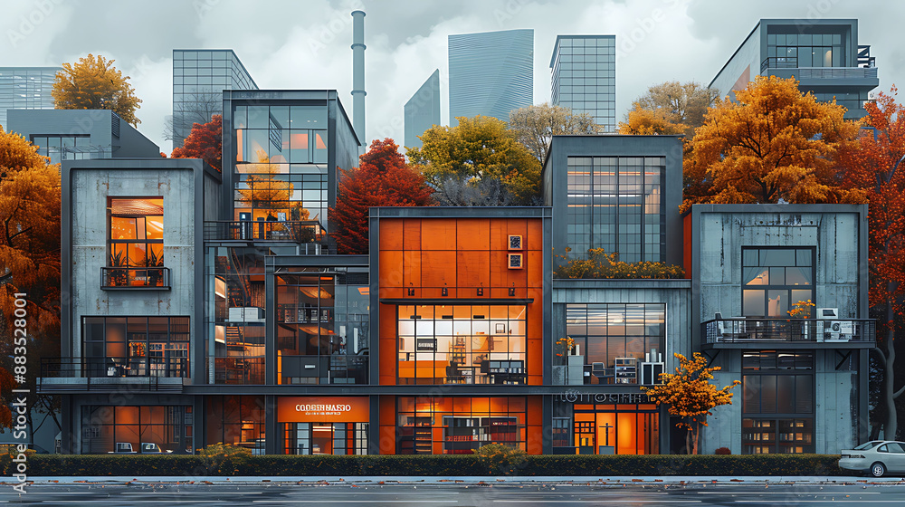 Infographic Comparing Different Types Of Commercial Properties Such Infographic Comparing Different Types Of Commercial Properties Such