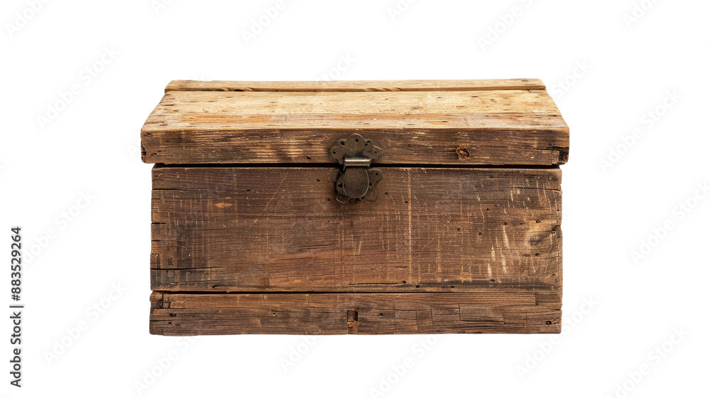 wooden box on a transparent background wooden box on a transparent background