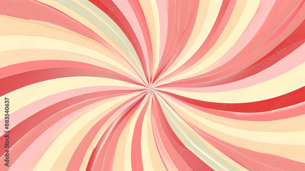 Candycolored sunburst background design featuring abstract pink cream sunbeams Designed as wallpaper with colorful spinning lines suitable for templates banners posters or flyers Candycolored sunburst background design featuring abstract pink cream sunbeams Designed as wallpaper with colorful spinning lines suitable for templates banners posters or flyers