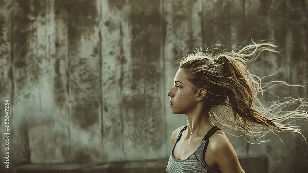 Fitness Girl Exercising Fitness Girl Exercising