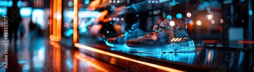 Wallpaper Mural Interactive augmented reality shopping experience, futuristic retail with virtual tryons and immersive displays Torontodigital.ca