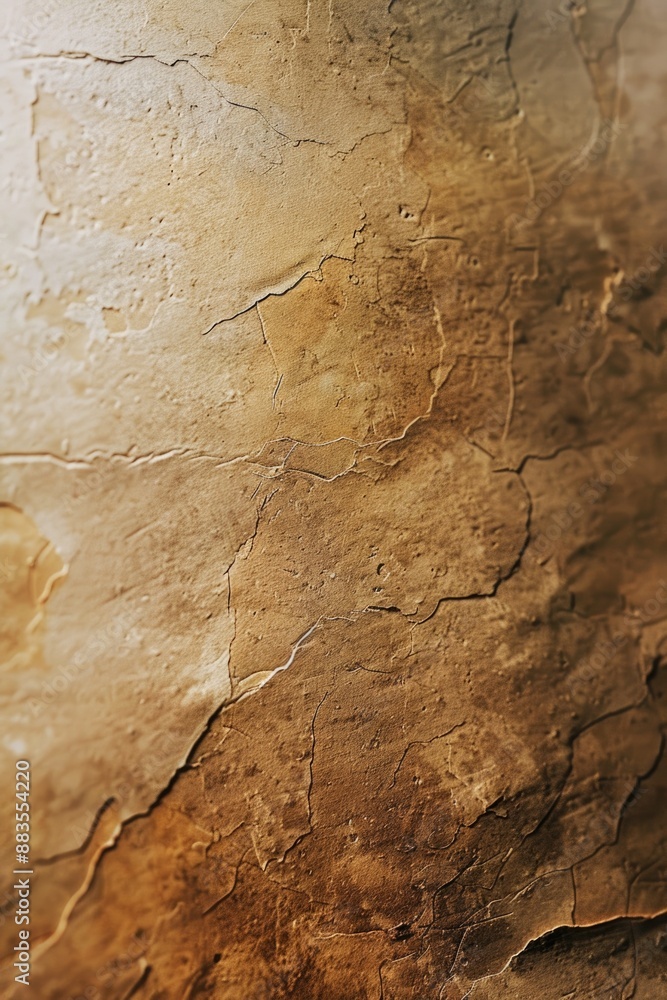 Fototapeta premium A close-up shot of a wall with peeling paint, suitable for use in home renovation or decorating projects