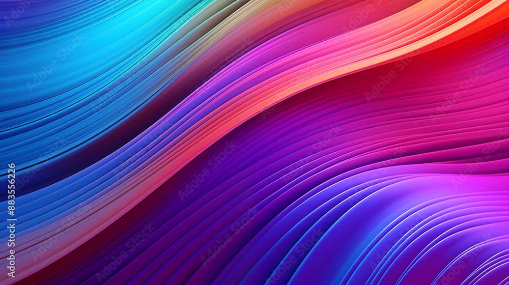 Fototapeta premium Abstract image with a combination of rainbow colors for wallpaper background for advertising or gift wrapping and web design.