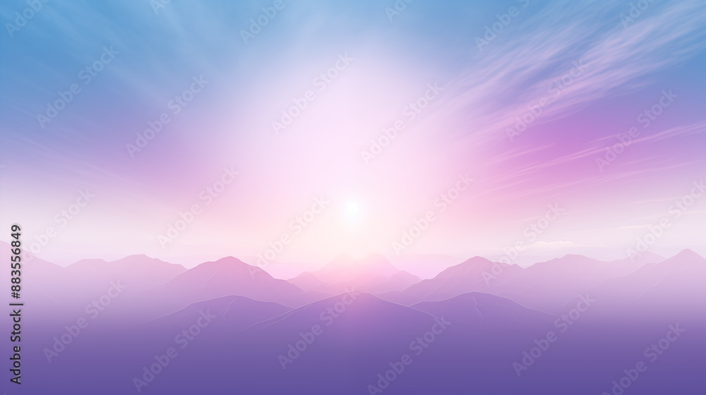 Illustration of a sunset in pink and blue colors.
Illustration of a sunset in pink and blue colors.