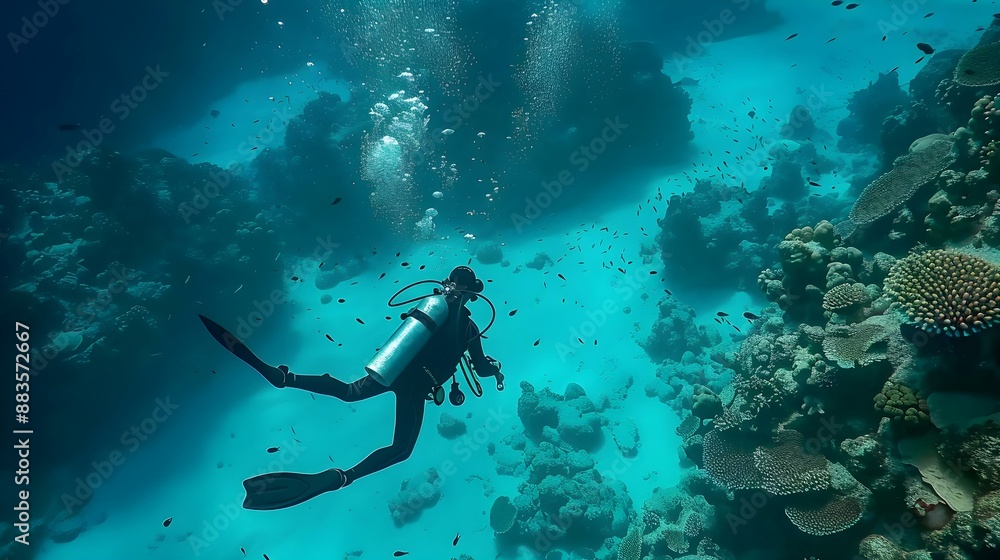 Scuba diving: recreation and underwater adventure Scuba diving: recreation and underwater adventure