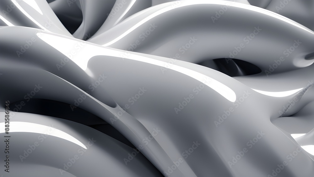3d silver colored abstract 3d silver colored abstract