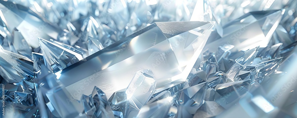 Abstract crystal formations with sharp edges, abstract background, geometric and modern Abstract crystal formations with sharp edges, abstract background, geometric and modern