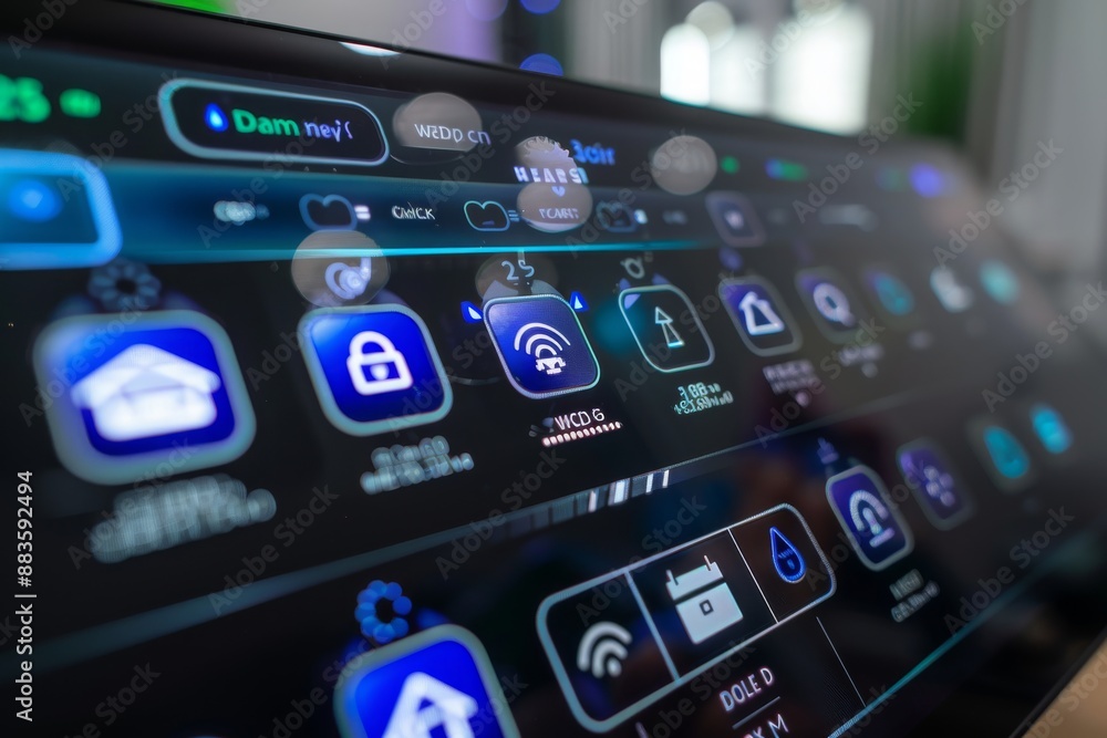 Modern Home Automation System Interface Modern Home Automation System Interface