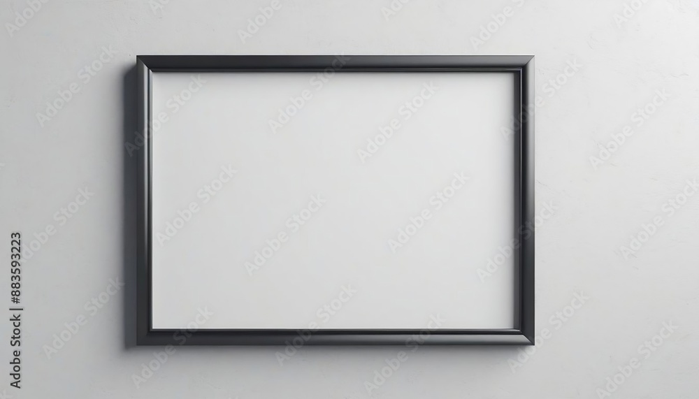 Mockup poster frame close up, 3d render, vector illustration created with generative ai. Mockup poster frame close up, 3d render, vector illustration created with generative ai.