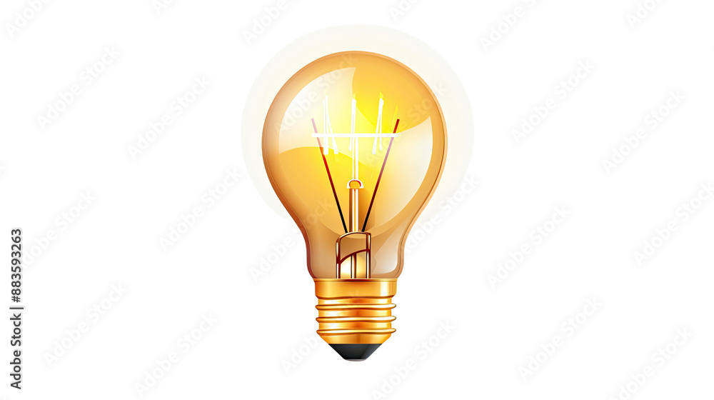 Light bulb and transparent background Light bulb and transparent background