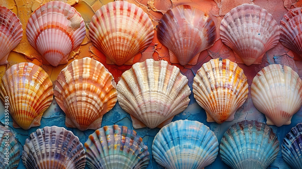 beautiful shells, vivid co;or beautiful shells, vivid co;or