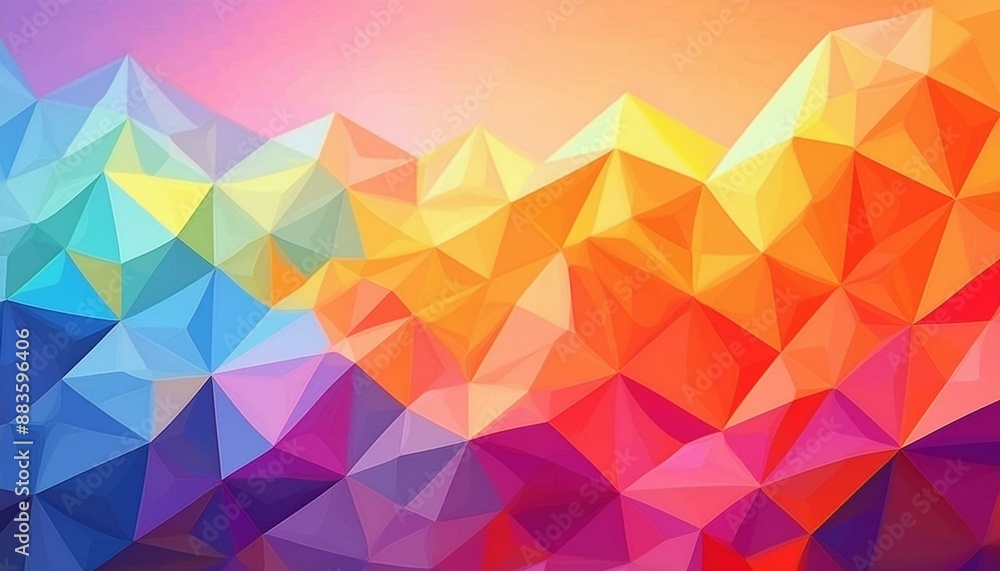 Obraz premium Texture, graphics, polygon, geometric, polygon graphics, design, background material, background image, digital, Generative AI