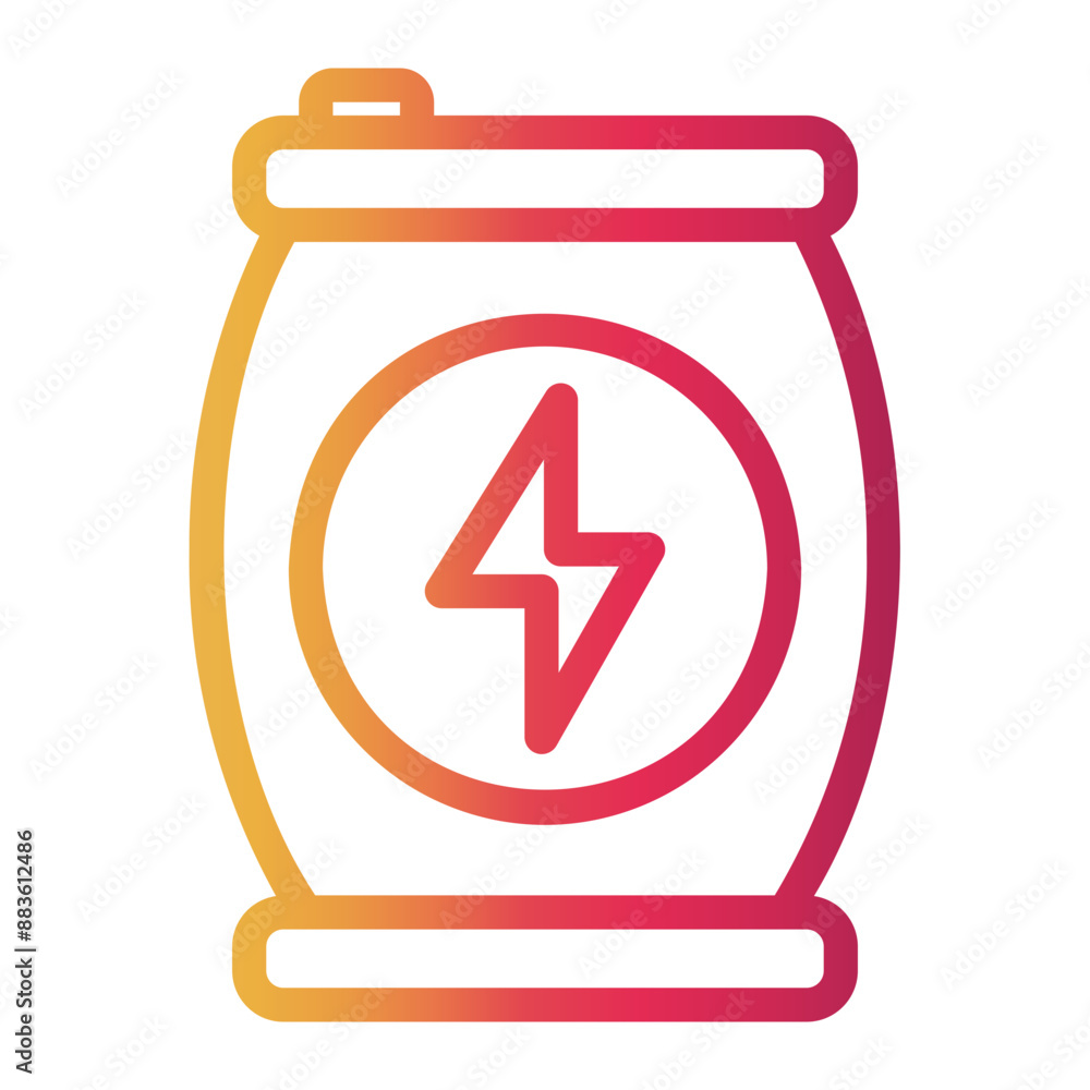 energy drink Line Gradient Icon energy drink Line Gradient Icon