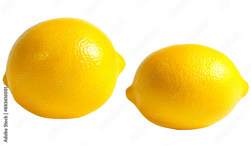 Fresh lemons on a transparent background. Fresh lemons on a transparent background.