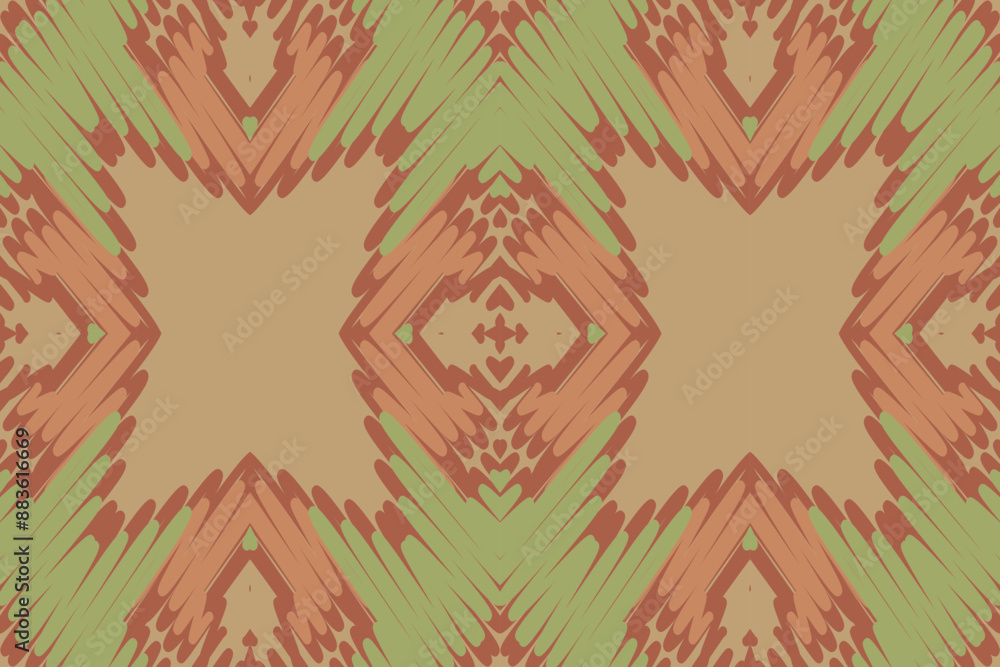 Ethnic Seamless pattern Ikat geometric Indian style. Tribal ethnic vector texture. seamless striped pattern. Ethnic ikat chevron pattern background Ethnic Seamless pattern Ikat geometric Indian style. Tribal ethnic vector texture. seamless striped pattern. Ethnic ikat chevron pattern background