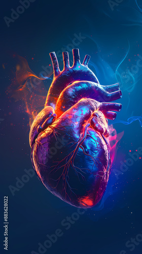 Heart, medical concept