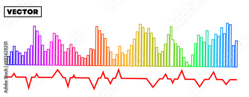 audio and sound wave three model design template background element, applicable for website banner, poster sign radio and corporate, voice and recording packaging, social media song, graph and charts