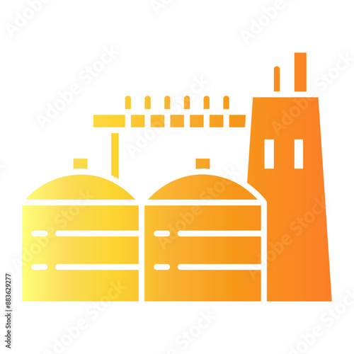 oil industry Gradient icon