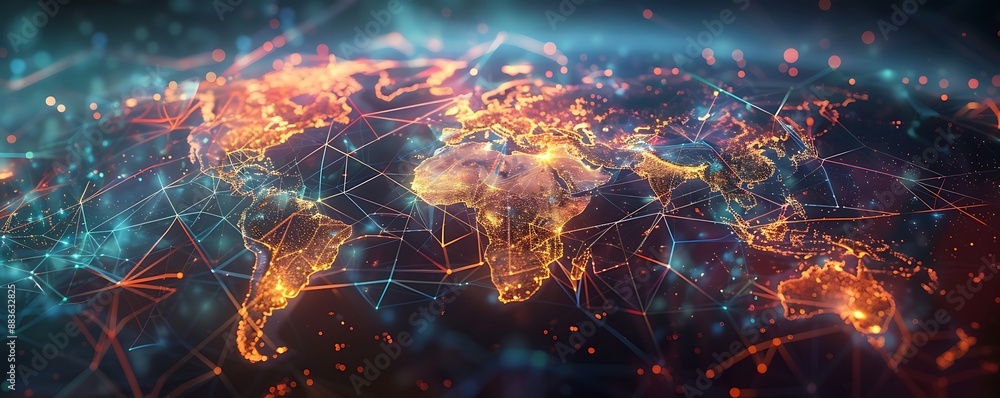 Global Network, Interconnected World Global Network, Interconnected World