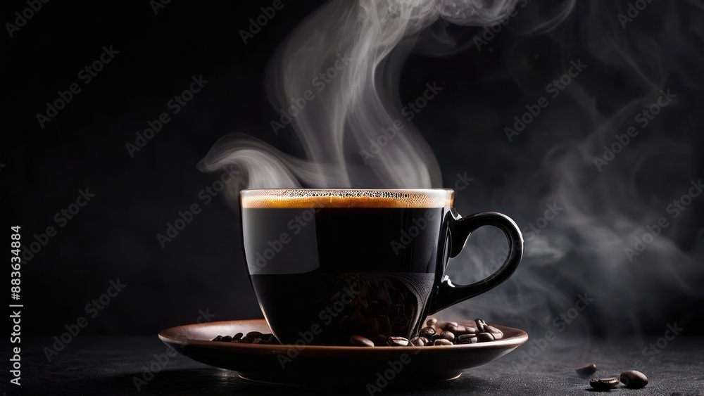 a cup of coffee with steam rising out of it a cup of coffee with steam rising out of it