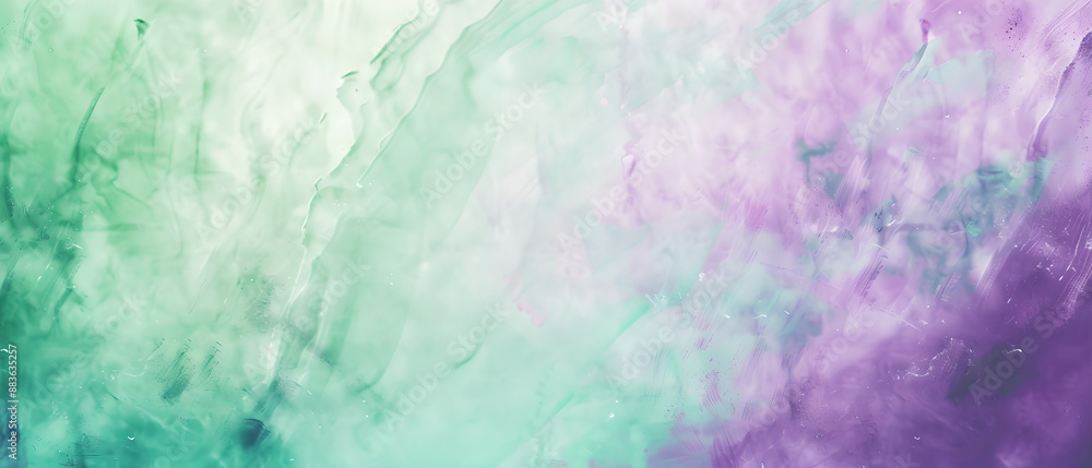 Abstract Watercolor Texture in Green and Purple Abstract Watercolor Texture in Green and Purple