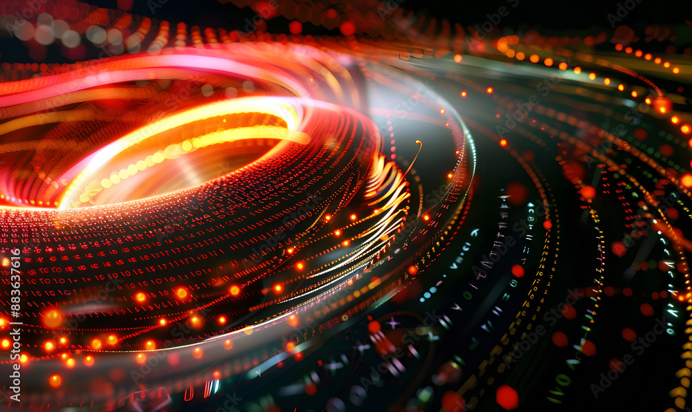 Obraz premium graphic backgrounds related to technology, communication, and the internet