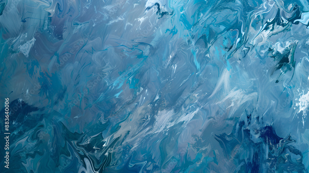 Abstract Blue Swirling Texture Underwater Ocean Waves Abstract Blue Swirling Texture Underwater Ocean Waves