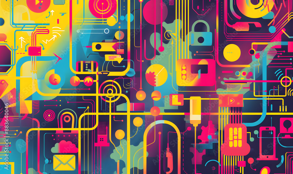 graphic backgrounds related to technology, communication, and the internet graphic backgrounds related to technology, communication, and the internet