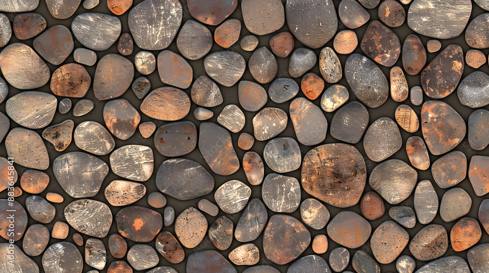 seamless pattern, realisitc, tiny cobblestone, brownish colour seamless pattern, realisitc, tiny cobblestone, brownish colour