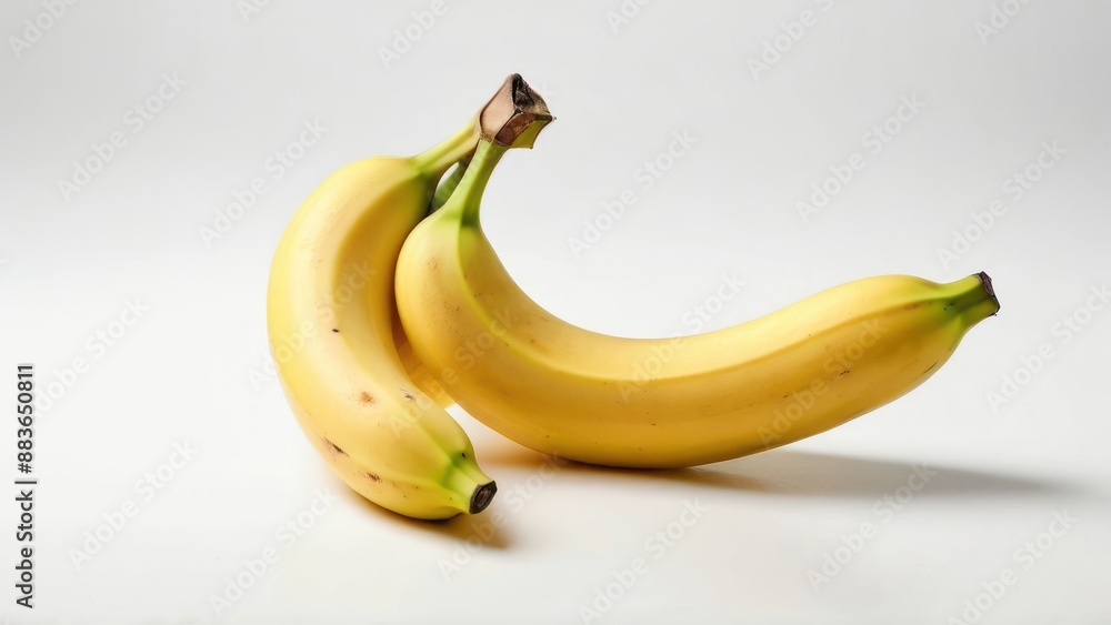 two bananas that are sitting next to each other two bananas that are sitting next to each other
