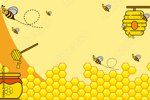 honey bee background