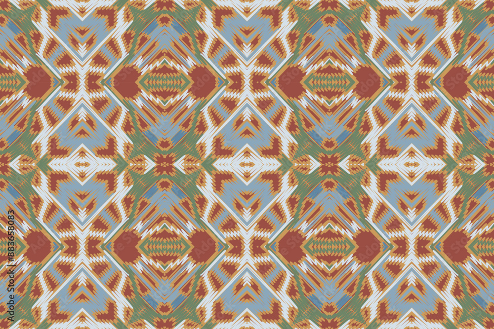 Seamless Ethnic Pattern Design. Ethnic Oriental Ikat Pattern Traditional Design. Ethnic Oriental Pattern Traditional Design for Background, Carpet, Clothing, Wrapping, Fabric, Embroidery Seamless Ethnic Pattern Design. Ethnic Oriental Ikat Pattern Traditional Design. Ethnic Oriental Pattern Traditional Design for Background, Carpet, Clothing, Wrapping, Fabric, Embroidery