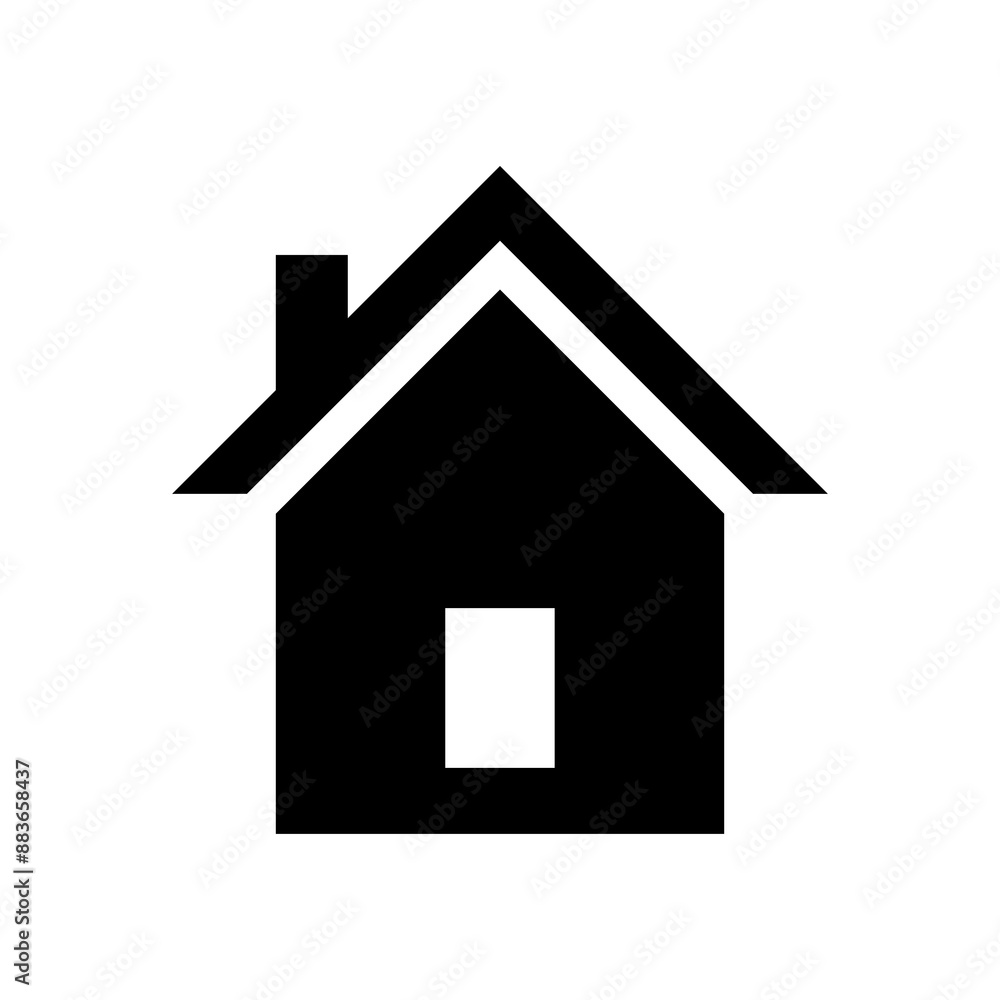 House vector icon. simple flat black trendy style illustration for web and app on white background..eps House vector icon. simple flat black trendy style illustration for web and app on white background..eps
