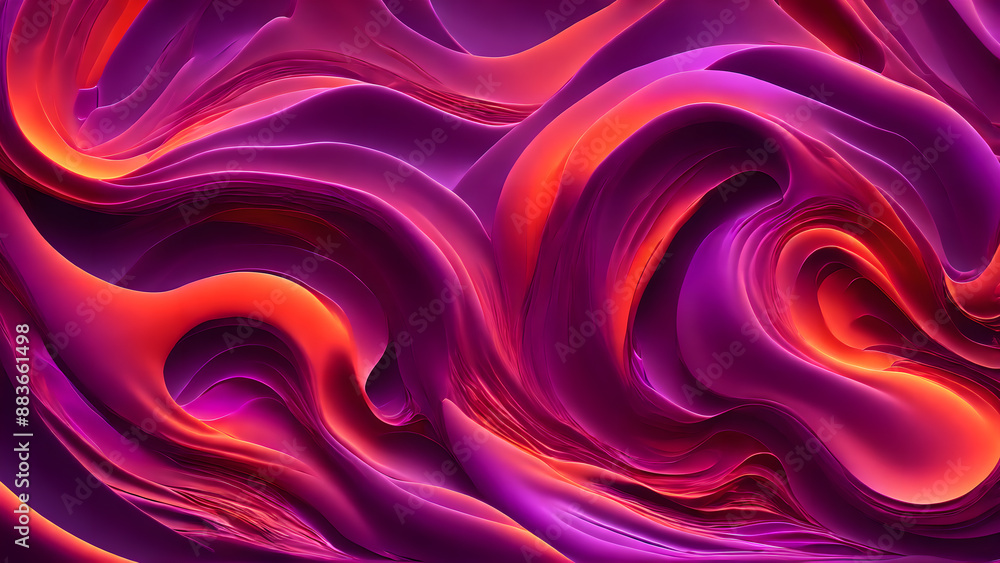 Obraz premium Sunset Swirl abstract background wallpaper
