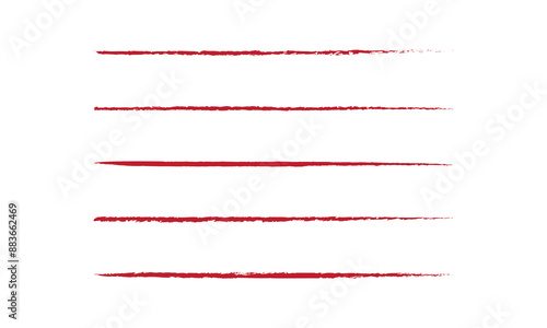 Chalk Texture Stain Set: Hand-Drawn Doodle Effect for Crayon Brush Design, Scratch Frame Shape, Pencil Effect. Ink Brushstroke and Paintbrush Template with different color ink brush strock.