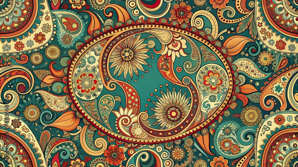 Intricate paisley patterns with swirling shapes, paisley, intricate, swirls, shapes, design, textile, fabric, ornate, elegant Intricate paisley patterns with swirling shapes, paisley, intricate, swirls, shapes, design, textile, fabric, ornate, elegant
