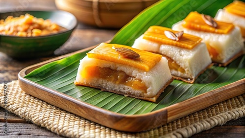 close up of a filipino dessert called piaya, filipino, dessert photo