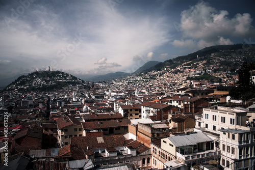 Historic Quito with Panecillo Hill