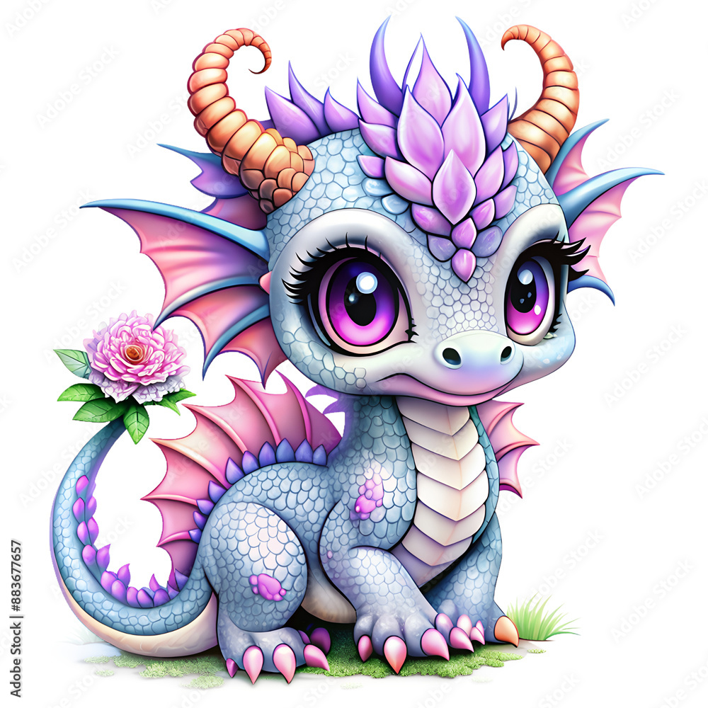Adorable Baby Dragon PNG Picture for Kids isolated on a transparent background Adorable Baby Dragon PNG Picture for Kids isolated on a transparent background